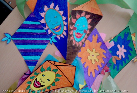 Manualidades para decorar con cometas