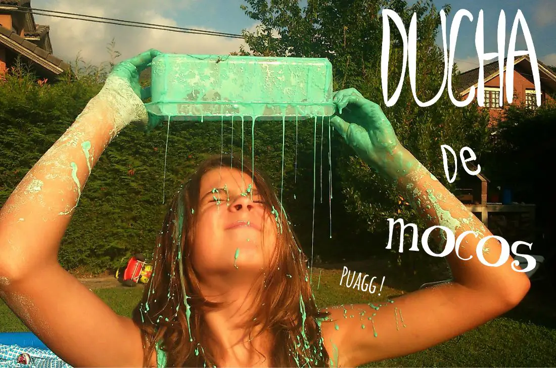 Actividades ducha de mocos verdes