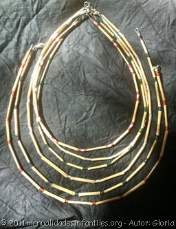 Collares con Bambú