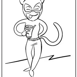 Dibujo de Catwoman