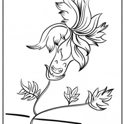 Dibujo de flor andalucia
