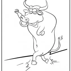 Dibujo de toro bailaor