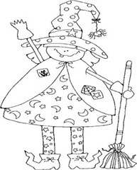 dibujos de brujas para colorear (2)