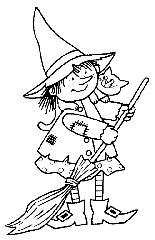 dibujos de brujas para colorear (4)