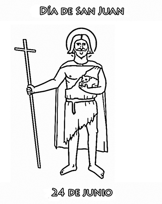 Dibujos San Juan para colorear (1)