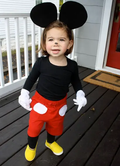 Disfraz de Mickey Mouse - Manualidades Infantiles