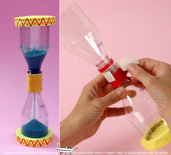 como hacer un reloj de arena casero como hacer un reloj de arena casero
