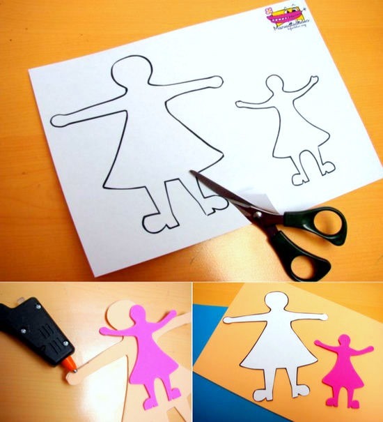 Tarjeta del Día de la Madre en 3d - Manualidades Infantiles Tarjeta del Día de la Madre en 3d - Manualidades Infantiles