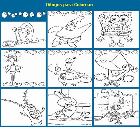 bob esponja imprimir bob esponja imprimir