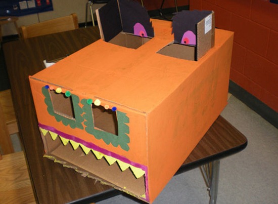 cabeza dragon caja