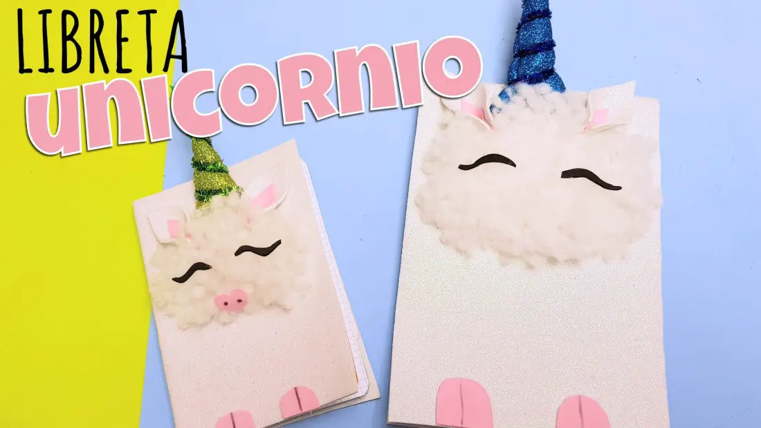 libreta o cuaderno de unicornio