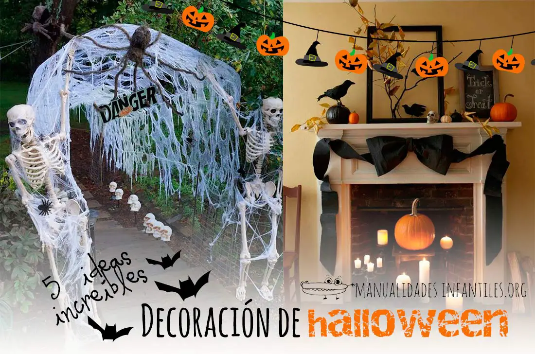 5 ideas increíbles para la decoración de Halloween - Actividades para