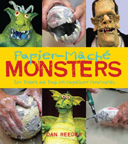 monstruos papel mache