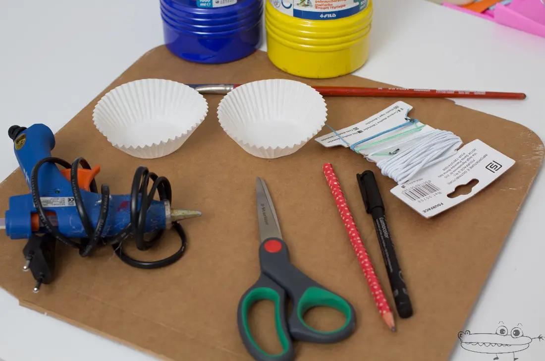 Máscaras recicladas materiales