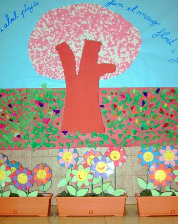 Murales escolares primavera