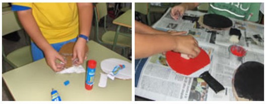 raqueta carton