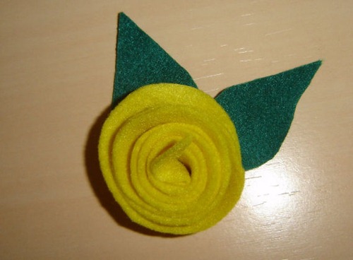 rosa fieltro regalar