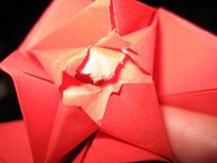 rosa sant jordi origami 7