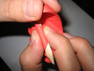 rosa sant jordi origami 8