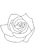 rosa sant jordi para imprimir pintar