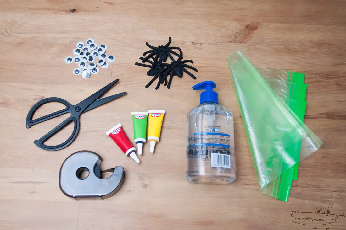 Materiales bolsas para halloween