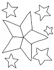 Estrellas de Navidad para Colorear (3)