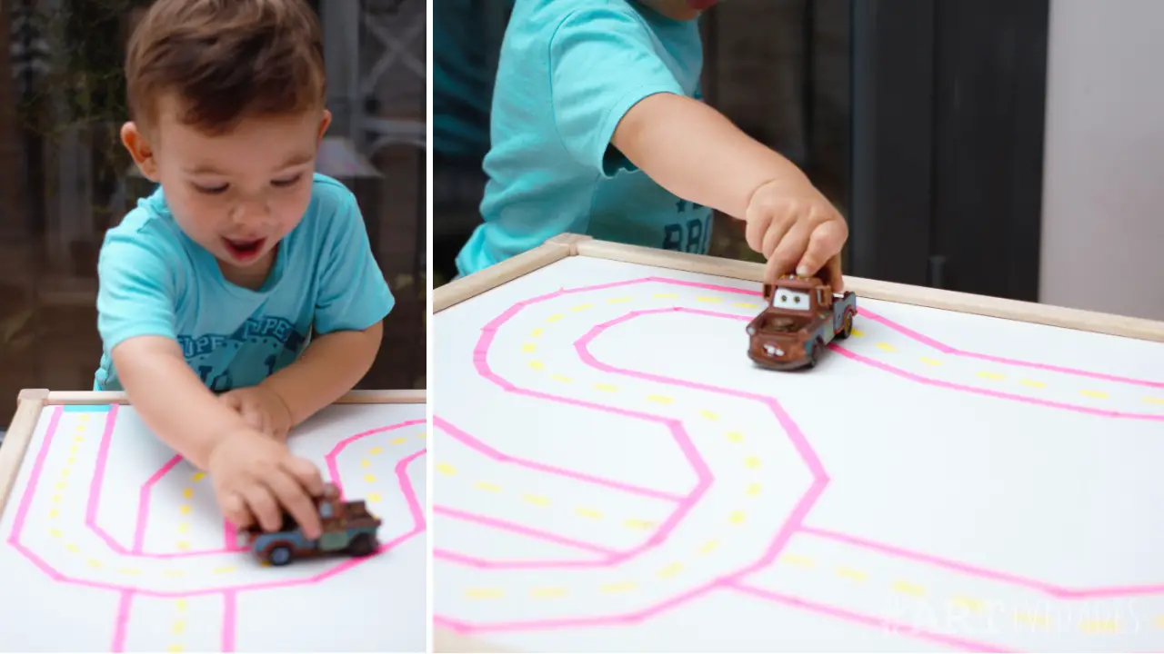 Actividad de preescolar mapas de carreteras