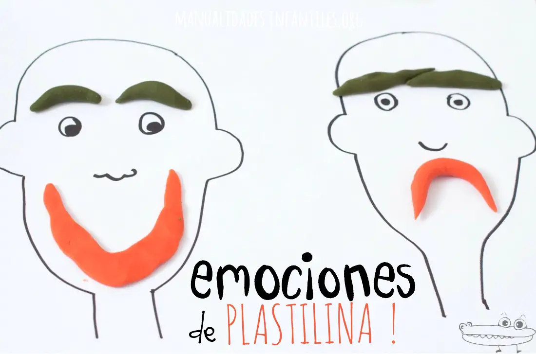 El arte de crear rostros - Actividad para aprender las emociones  -Manualidades Infantiles