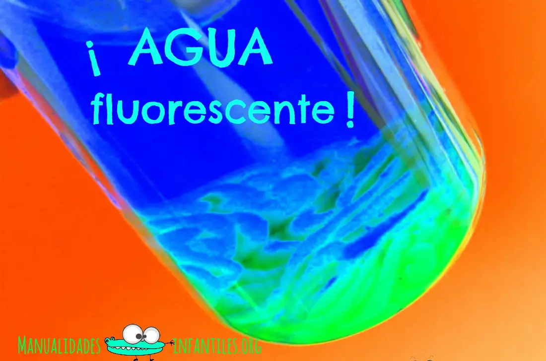 Agua fluorescente