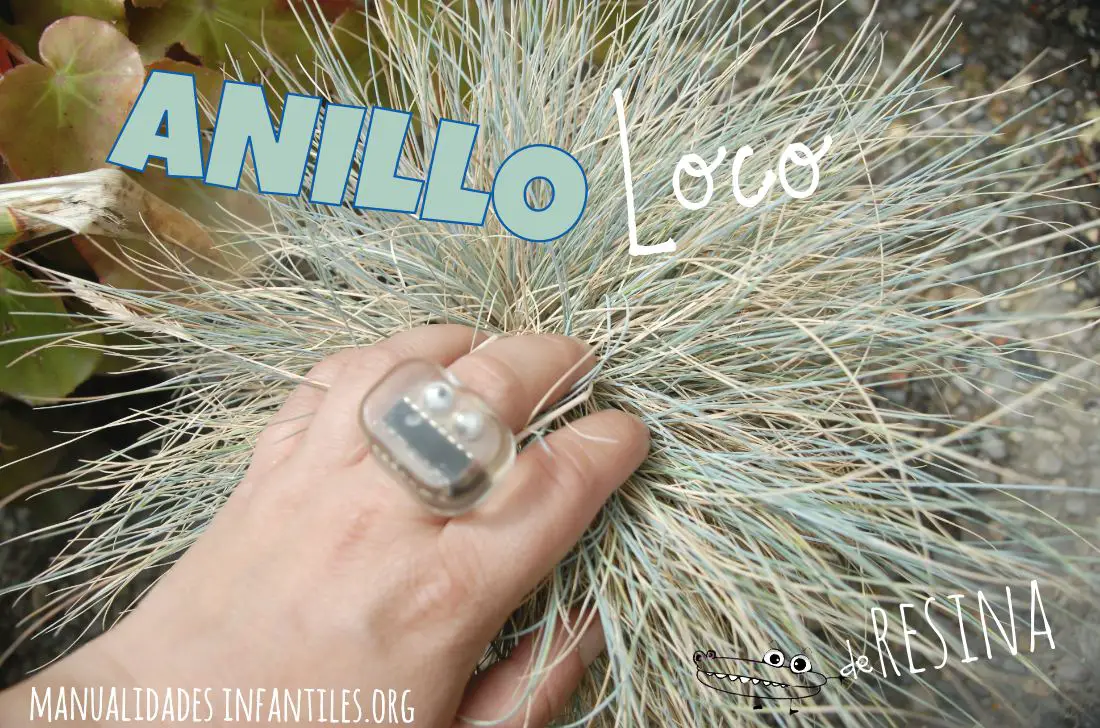 Anillo loco de resina