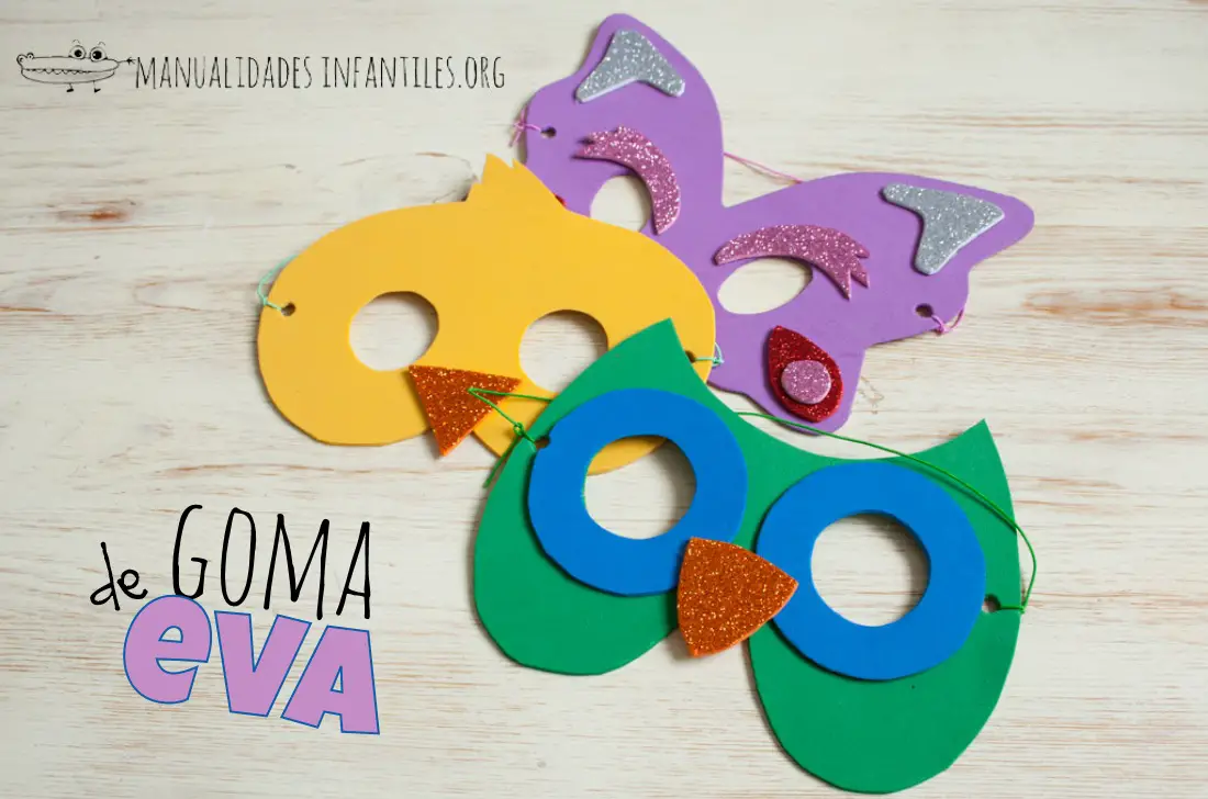 Tweal Máscaras de Animales,20 Piezas Máscaras de Espuma EVA para Niños para Cumpleaños Halloween Suministros de Fiesta de Navidad 