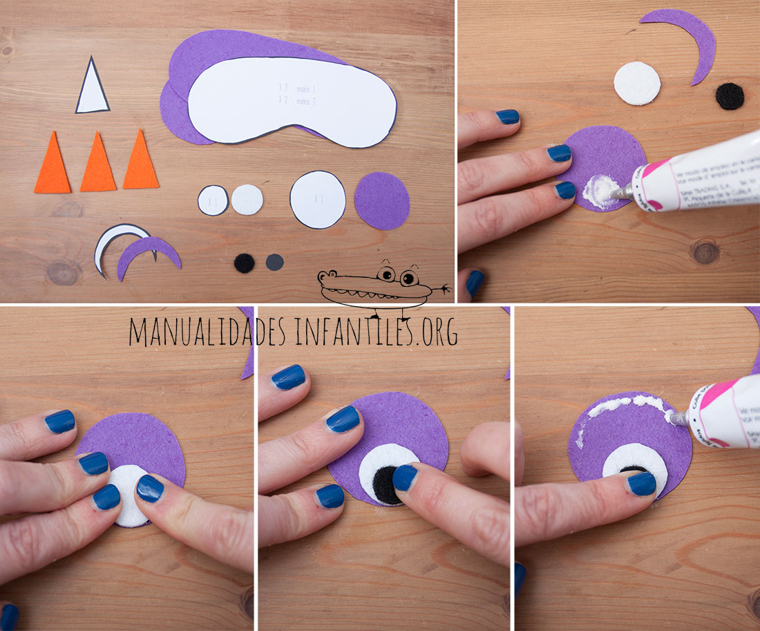 Antifaces para dormir -Manualidades Infantiles