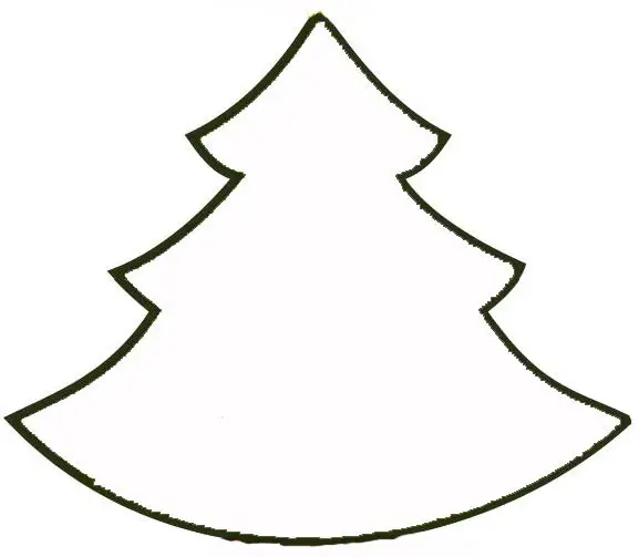 molde árbol de navidad