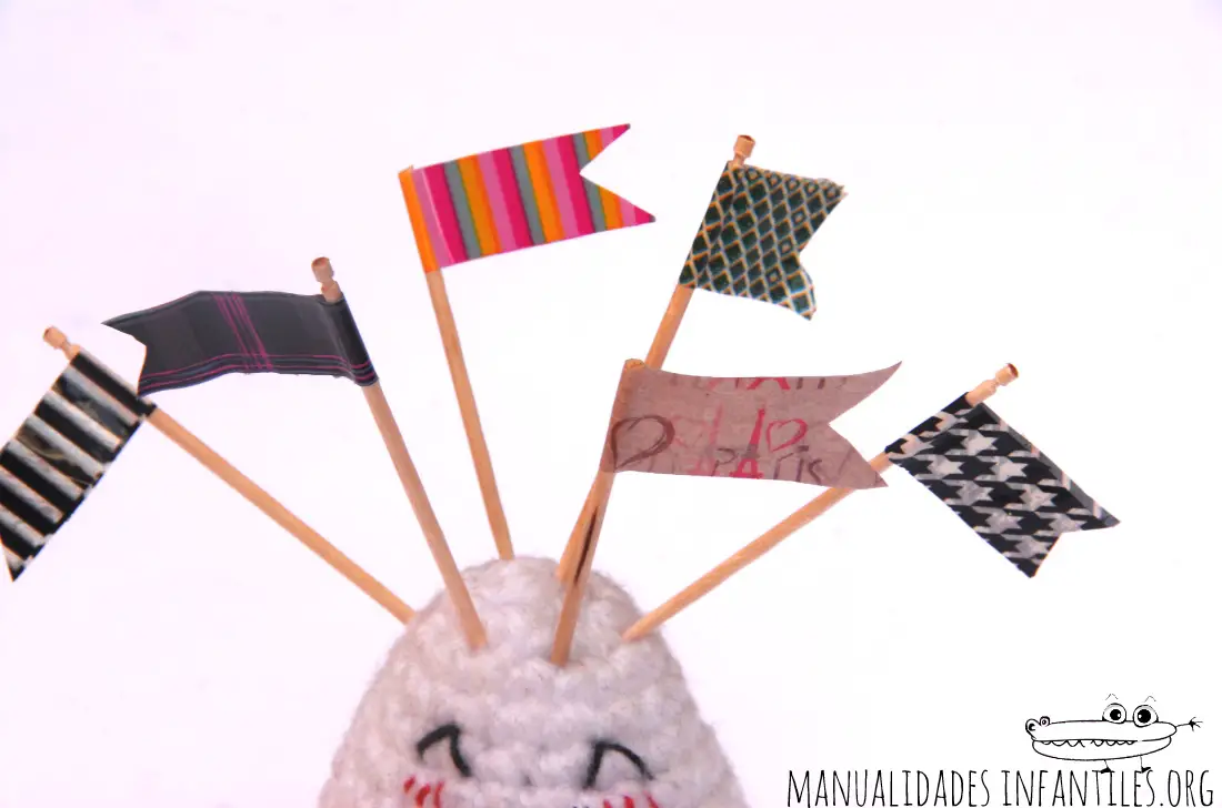 Banderines de washi tape tutorial