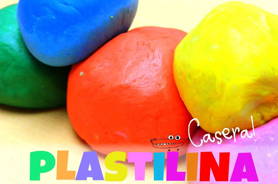 Bolas de plastilina casera