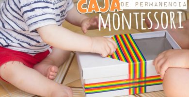 Caja de permanencia casera montessori