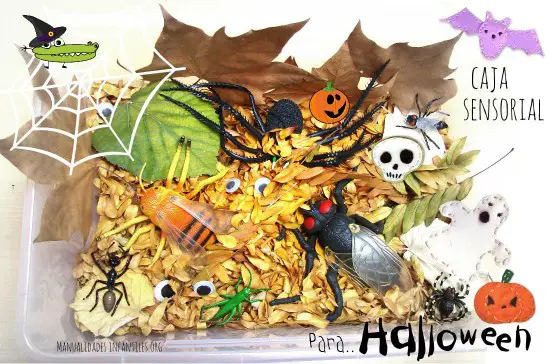 Cajas sensoriales para Halloween