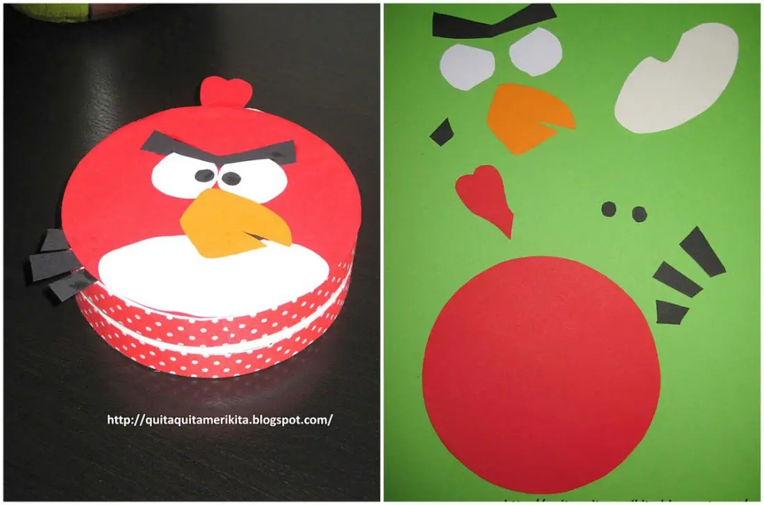 Cajita Angry Bird