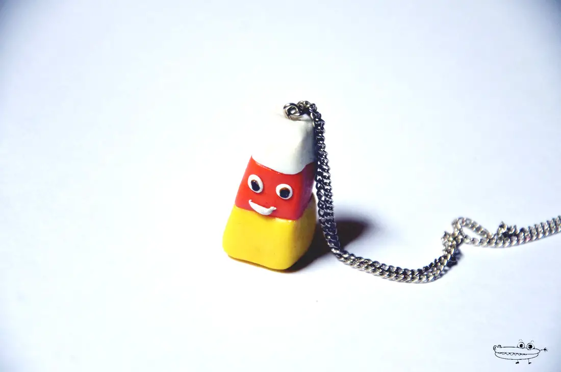 Candy corn de fimo