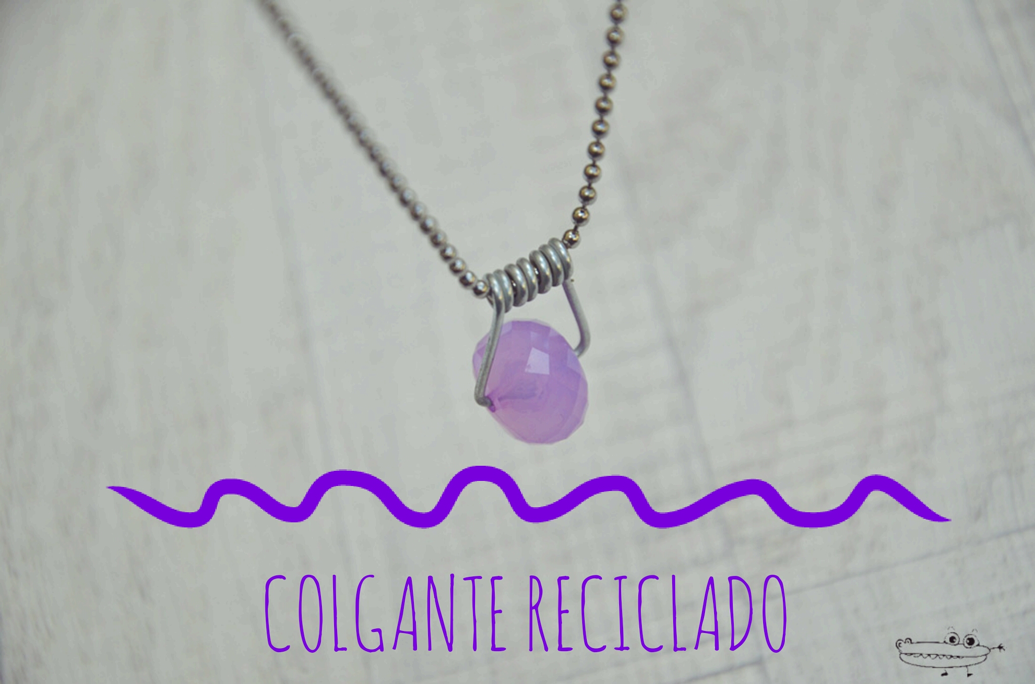 Colgante reciclado pinza ropa