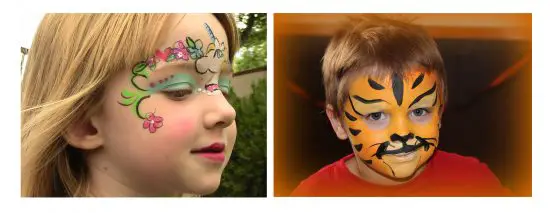 Pinta caritas de fantasía