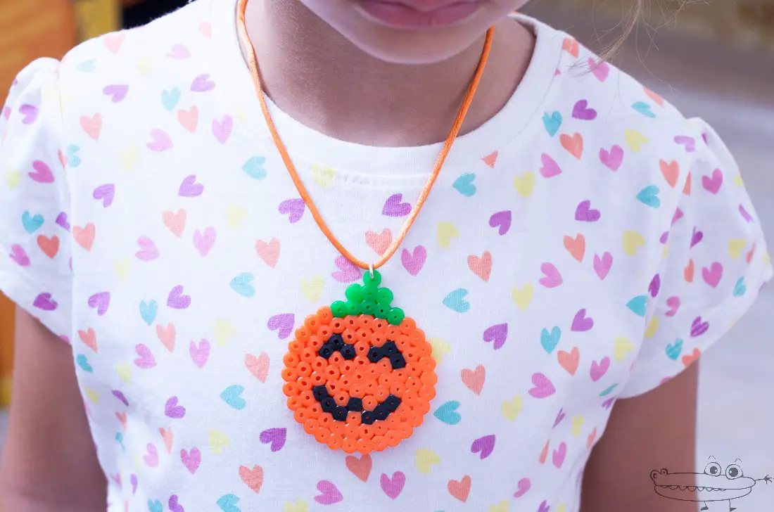 Collar calabaza de halloween