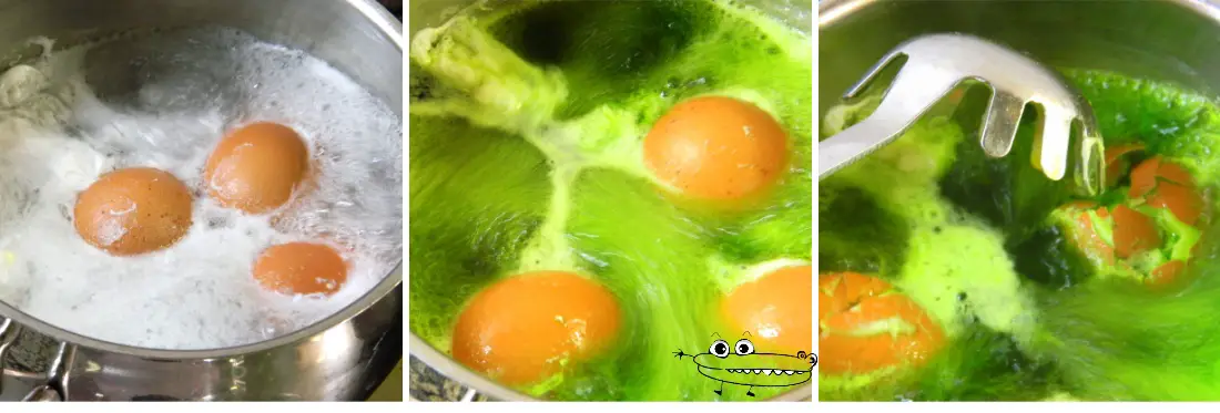 Como hacer huevos podridos