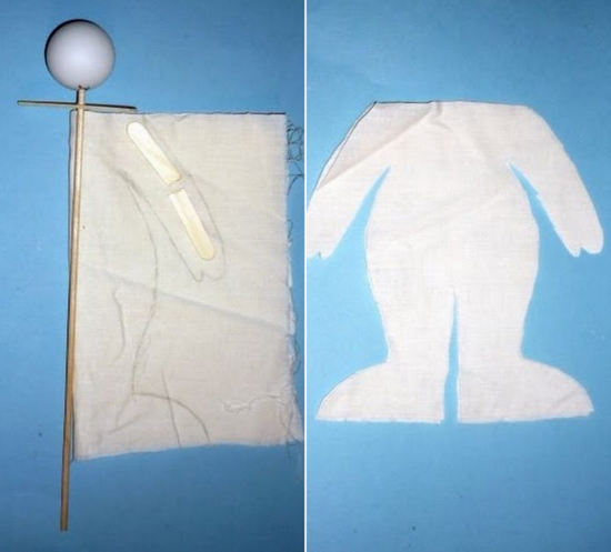 Como hacer una marioneta de conejo 2 Como hacer una marioneta de conejo 2