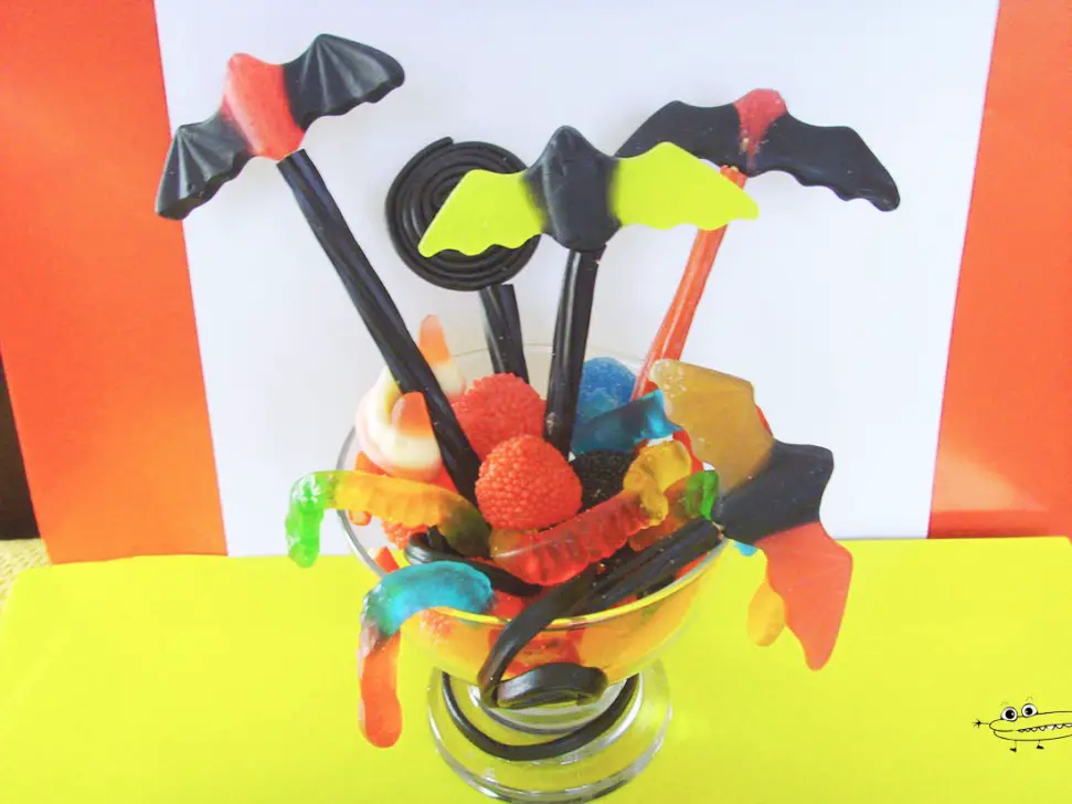 Copa de chuches para Halloween