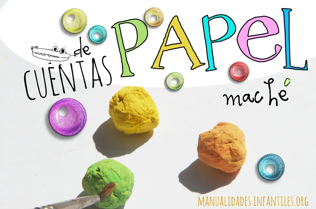 Cuentas de papel mache