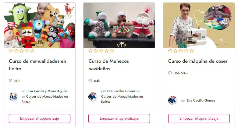 Cursos de manualidades online