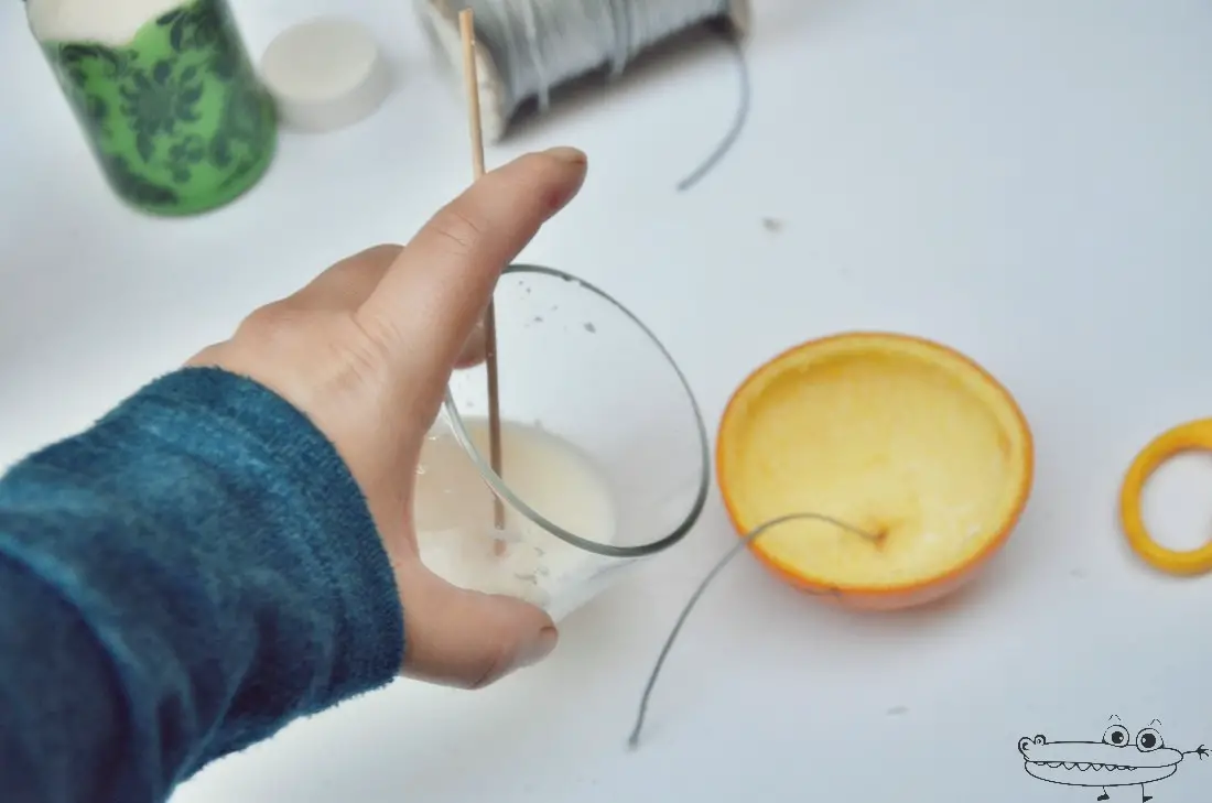 tutorial de velas con naranjas