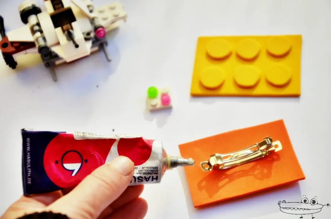 Clips del pelo estilo Lego