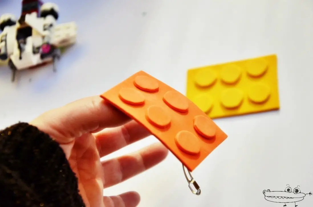 Clip de pelo de Lego Manualidades Infantiles